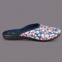 Kapcie Adanex 30180 w Kwiaty | Wygodne Bawełniane Obuwie