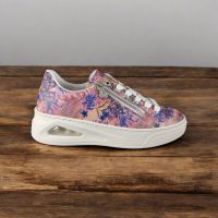 Kolorowe półbuty damskie sneakersy RIEKER N6401-90