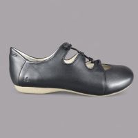 Półbuty Josef Seibel 87204 971 600 Czarne | Skóra i Gumki