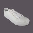 Trampki damskie Lee Cooper LCW-26-02-4078L Białe – Tekstyl, Złote Detale