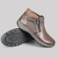 RIEKER 03657-25 botki męskie skórzane brązowe - extra wide