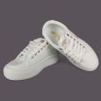 Trampki damskie Lee Cooper LCW-26-44-4074L Białe – Platforma, Złote Logo, Tekstyl