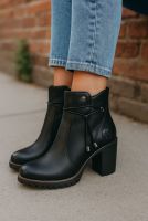 Botki damskie na obcasie RIEKER Y2567-00 