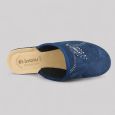 Pantofle Damskie Inblu CF000048 Granatowe Haft Cyrkonie