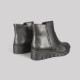 Stylowe skórzane botki damskie RIEKER X9165-01 