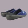 Kapcie damskie Inblu CU00002D Granatowe – Welur, Haft Kwiatowy, Anatomico