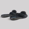 Klapki damskie ADANEX 29271 Pompon
