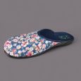 Kapcie Adanex 30180 w Kwiaty | Wygodne Bawełniane Obuwie