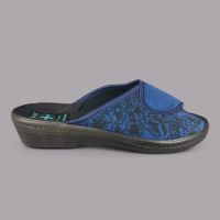 Kapcie BIO Adanex 29654 Granatowe | Zrowotne Solide Polskie