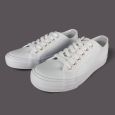 Trampki damskie Lee Cooper LCW-26-02-4078L Białe – Tekstyl, Złote Detale