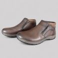 RIEKER 03657-25 botki męskie skórzane brązowe - extra wide