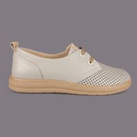 Półbuty damskie Rixa 58C2973 skóra naturalna cappuccino