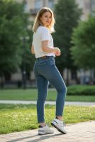 Sneakersy Remonte D0T04-80 Białe Granat Czerwień | Koturna